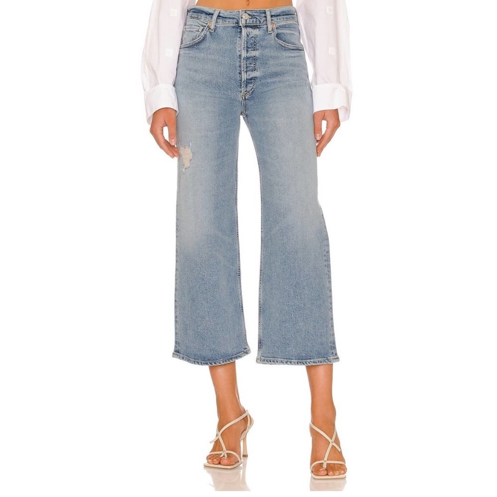 Citizens Of Humanity Sacha High Rise Wide Leg in Semi‎ Tropic Size 32